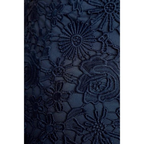 Lulu’s Everlasting Light Backless Lace Dress Navy - Picture 6 of 10